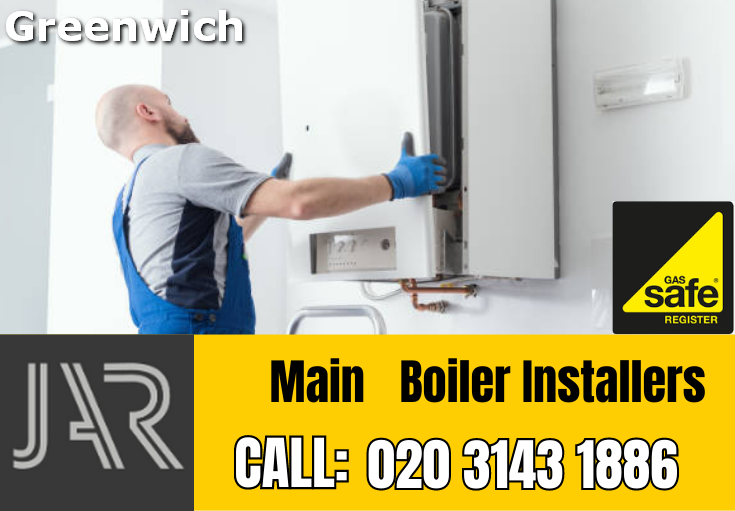 Main boiler installation Greenwich